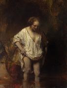 Rembrandt, A Woman Bathing (mk33)